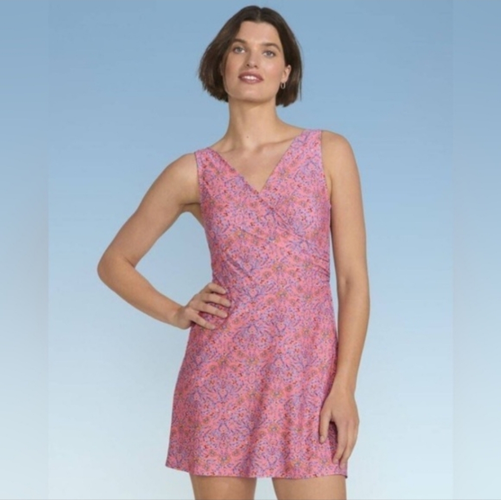Lands' End Surplice Swim Dress